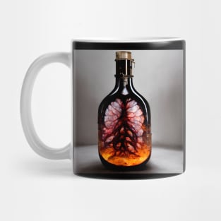 Crystalised Lungs in a Jar Mug